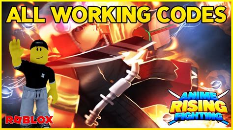 New All Working Codes For Anime Rising Fighting Codes For Anime