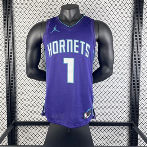 REGATA NBA SWINGMAN CHARLOTTE HORNETS NIKE JORDAN MASCULINA Nº 1 BALL