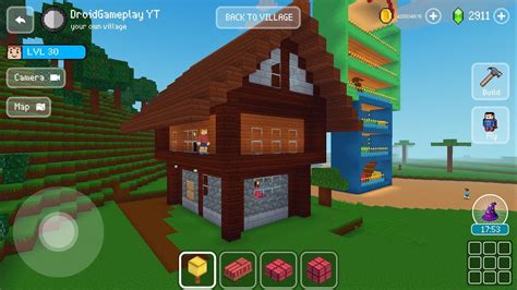 Medieval House Block Craft 3d Building Game Crafting Game Youtube