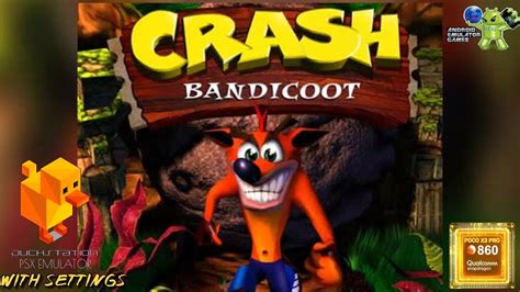 Crash Bandicoot Gameplay Duckstation PS1 Emulator With Settings