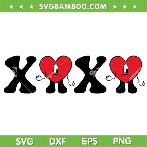 XOXO Buffalo Plaid SVG PNG