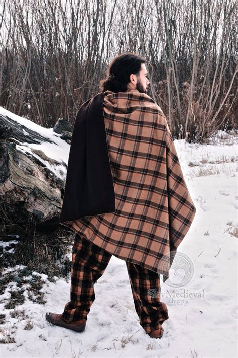 Medieval Viking Celtic Cloak Rectangular Cloak Medieval Etsy