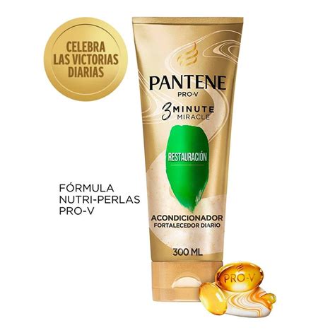 Acondicionador Pantene Pro V 3 Minute Miracle Fortalecedor Diario