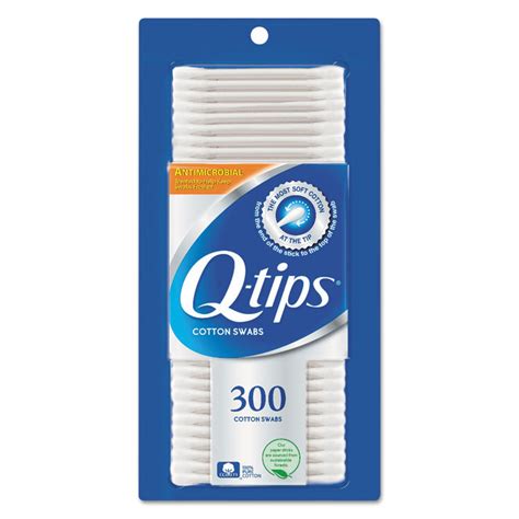 Uni17900pk Q Tips® 17900pk Cotton Swabs Antibacterial 300pack