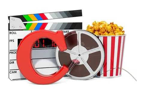 B Movie Rating System Concept 3d Rendering Stock Illustration