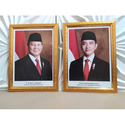 Jual Bingkai Frame Foto Presiden Dan Wakil Presiden Periode