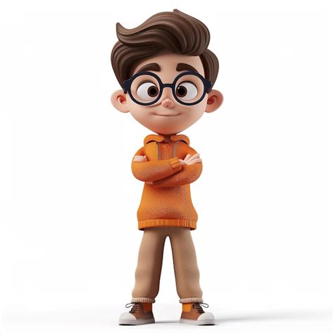 Premium Photo | Photo of a Charming 3D Cartoon Characters Animated World