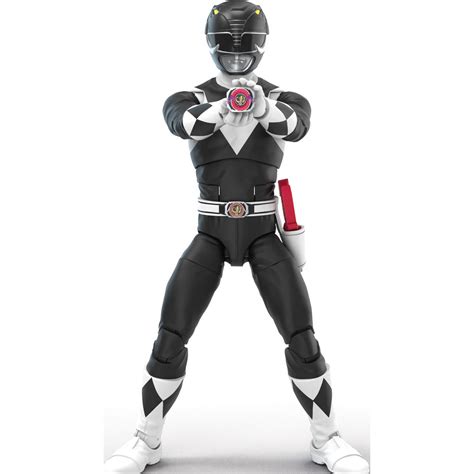 Power Rangers Lightning Collection Remastered Mighty Morphin Black Ranger 6 Inch Action Figure