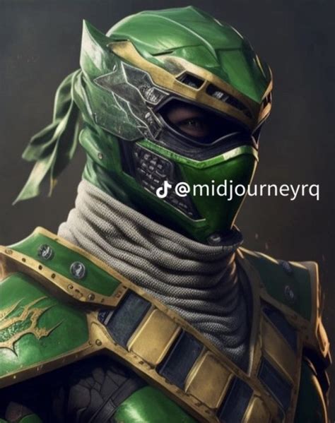 An Image Of A Man In Green Armor