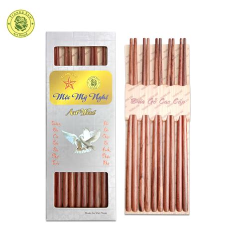 Đũa Gỗ Cẩm Lai Tiện Đầu Tròn - Đồ Dùng Gia Dụng Gỗ Trường Sơn
