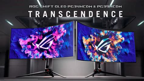 Asus A D Voil Ses Crans Gaming Oled Pg Wcdm Et Pg Wcdm Lors Du Ces