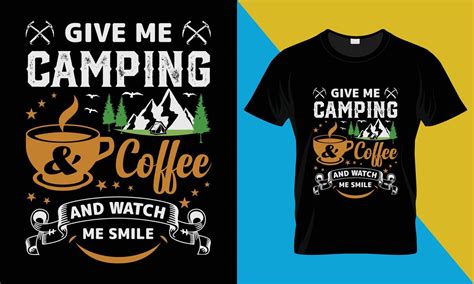 Camping t shirt design 22820757 Vector Art at Vecteezy