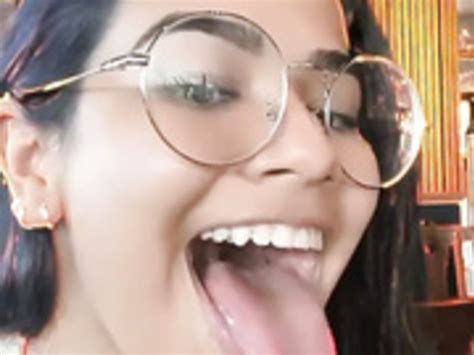 Latina Girl Long Tongue Fetish Comp 1