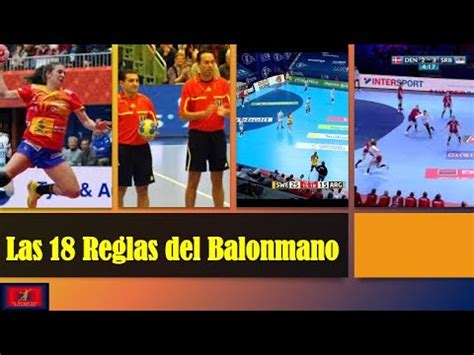 Cuáles Son Las 18 Reglas Básicas Del Balonmano