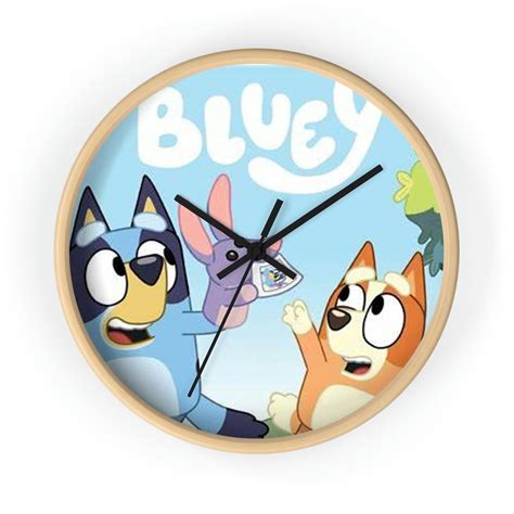 Bluey Wall Clock Etsy