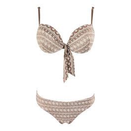 Melie Madeleine Brown White Vilma Push Up Bikini C Cup