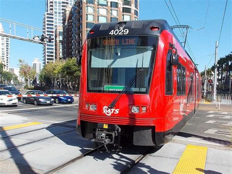 San Diego Mts Trolley S 70 4000 Series Light Rail Vehicle San