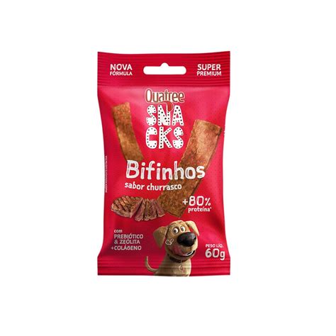 Quatree Snacks Bifinhos Sabor Churrasco G Agipec