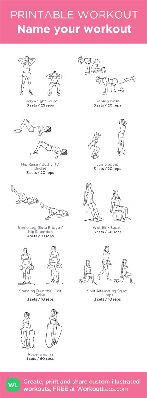 17 Best images about Printable Workout-sheets on Pinterest | Leg ...