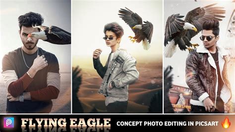 Picsart Flying Eagle Concept Photo Editing Tutorial Eagle Photo