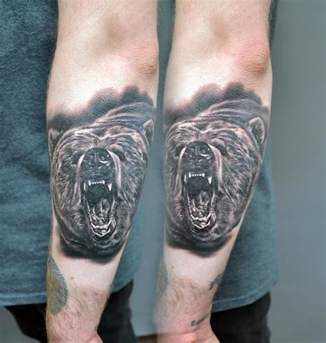 Small Bear Tattoo by Alan Aldred: TattooNOW