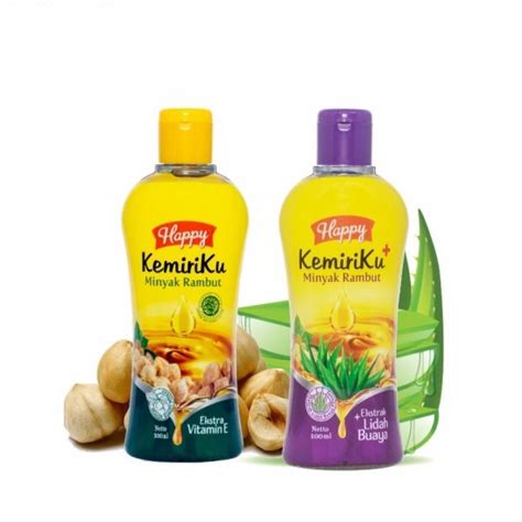 Jual Minyak Kemiri Happy Kemiriku 100 ML Original Lidah Buaya