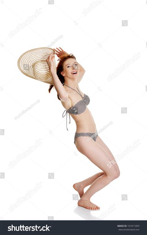 Beauty Summer Woman Bikini Isolated Studio Stock Photo Shutterstock