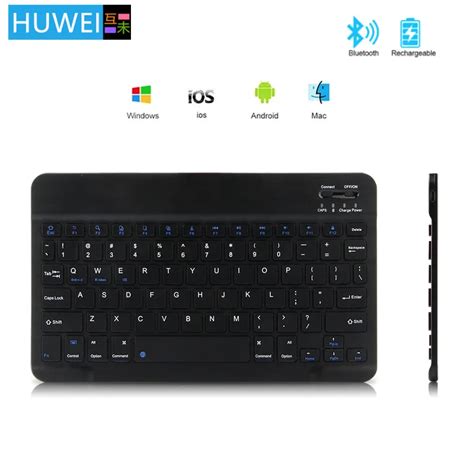 HUWEI Mini Bluetooth Keyboard Wireless Russian Keyboard Tablet Spanish ...