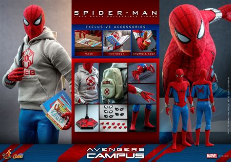 Hot Toys Reveals D23 Avengers Campus Spider Man 16 Scale Figure