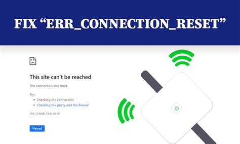 How To Fix The ERR CONNECTION RESET Error ELITEWEB Co Malaysia