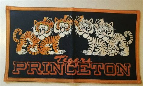 Vintage Princeton Tigers Mascot Felt Banner Pennant Chipenco | Etsy