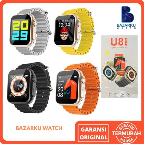 Jual Kekinian Smartwatch U Ultra Smart Watch Jam Tangan Sport Fitness