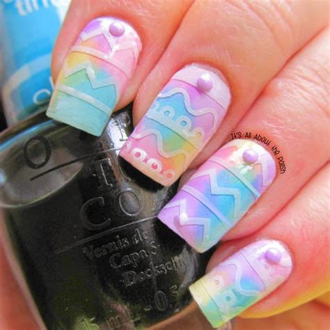 Water Color Nail Art With Opi Sheer Tints Easter Nails Nail Art