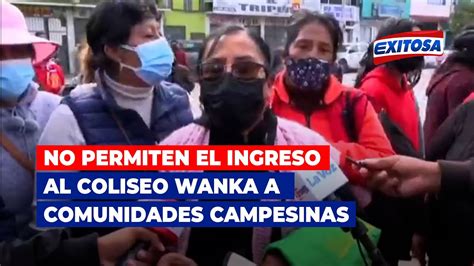 Representantes De Comunidades Campesinas Denuncian Que No Les