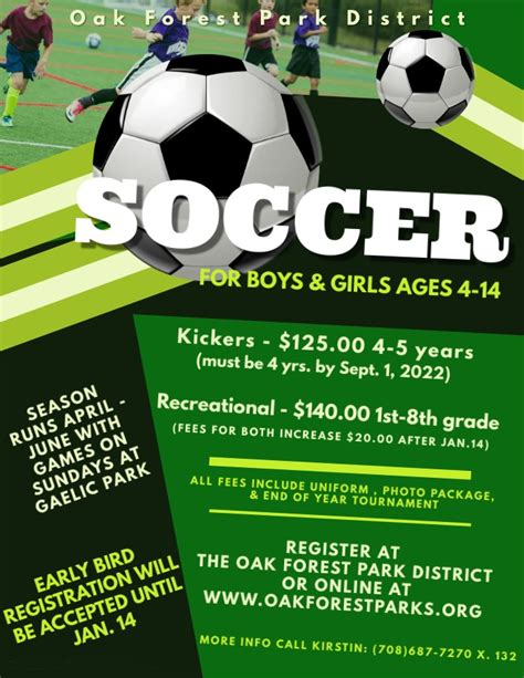 2023 Soccer Reg. Flyer