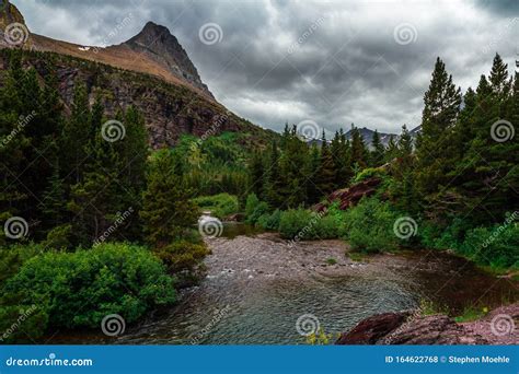 Many Glacier Trail Views, Glacier National Park Stock Photo - Image of nature, angel: 164622768