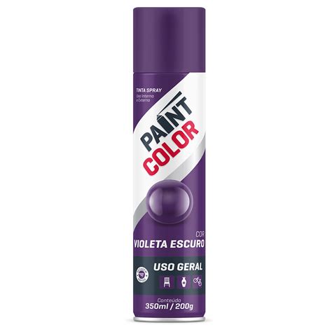 Tinta Spray Uso Geral Violeta Escuro Paintcolor Ml