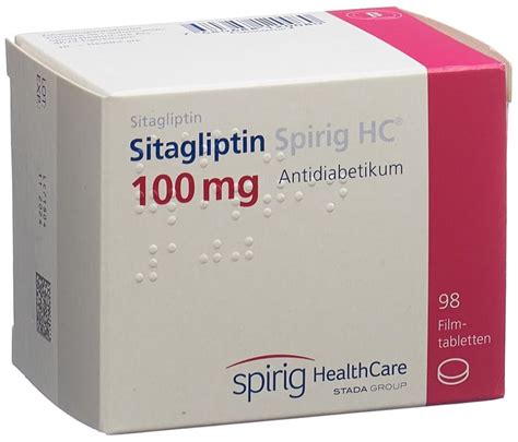 SITAGLIPTINE Spirig HC Filmtabl 100 Mg Blist 98 Stk Online Bestellen