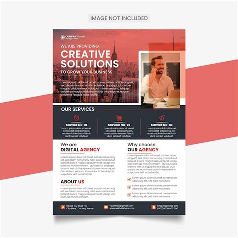 Premium Vector Corporate Business Flyer Template