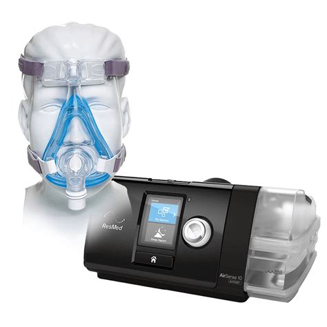 Kit Promocional Do Cpap Elite Airsense S10 Resmed Máscara Nasal Yuwell Yn02 Bianco Azure