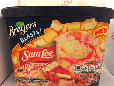 Crazy Food Dude Review Breyers Blasts Sara Lee Strawberry Cheesecake