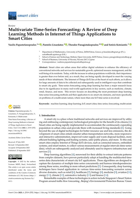 PDF Multivariate Time Series Forecasting A Review Of Deep Learning