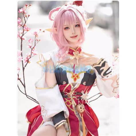 Elysia Cosplay Costume Game Honkai Impact Rd Cosplay Women Cute Peachy