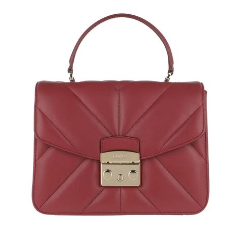 Metropolis S Top Handle Ciliegia Red Furla Shoulder Bags Furla