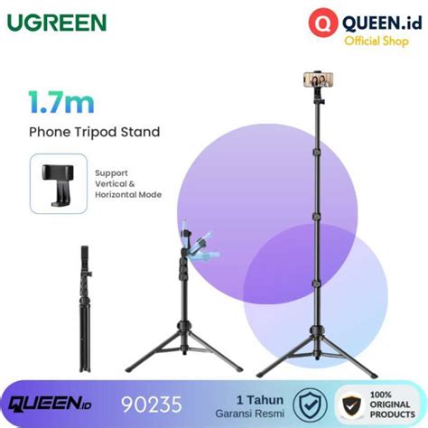 Jual UGREEN Phone Stand Holder Tripod 360 Aluminium Foldable 1 7m