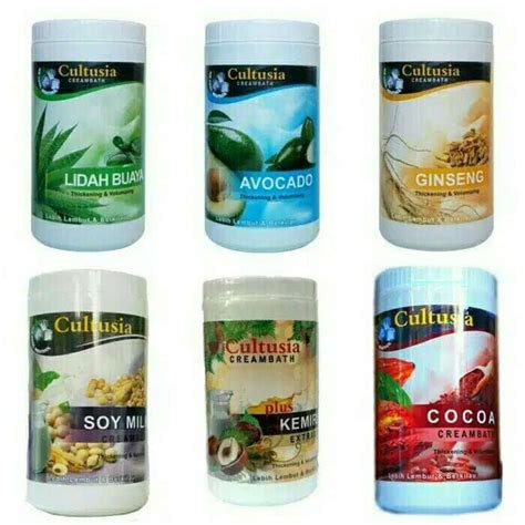 Jual Cultusia Hair Creambath Cream Krim Masker Rambut Ml