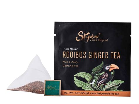 Skywow Organic Rooibos Ginger Tea 12 Teabags