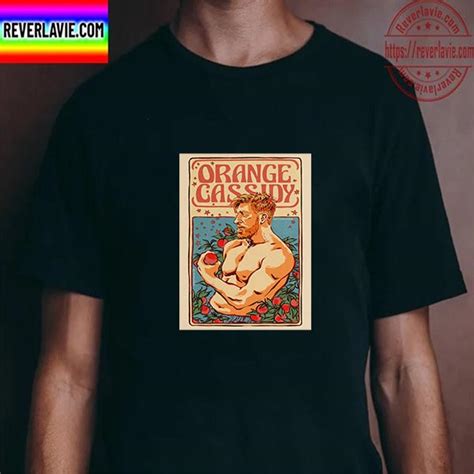 Orange Cassidy X Aew Poster Unisex T Shirt Rever Lavie