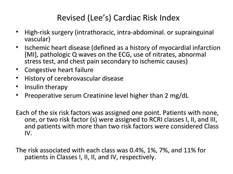 Cardiac Risk Stratification Ppt