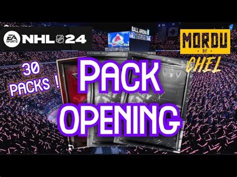 Pack Opening NHL 24 30 Packs Cette Semaine Et Un Pack X Factor QC